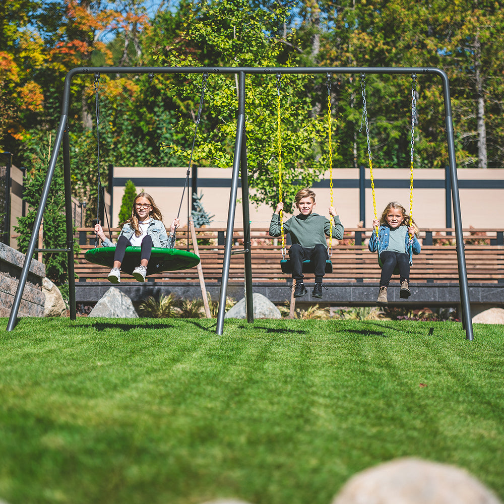 TitanPro Swing Set with Saucer Swing